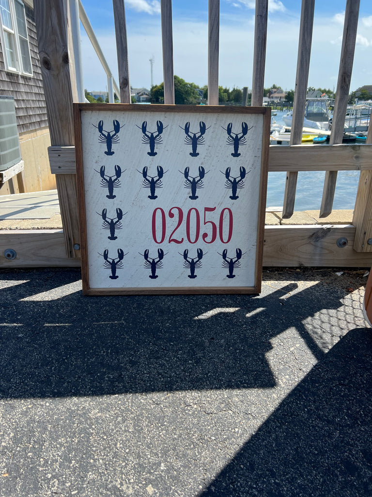 Marshfield Rustic Lobster Wall Art Yup Sup