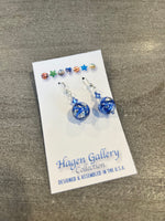 Venetian Glass Dangle Earrings