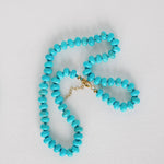 Genuine Turquoise Choker Candy Necklace