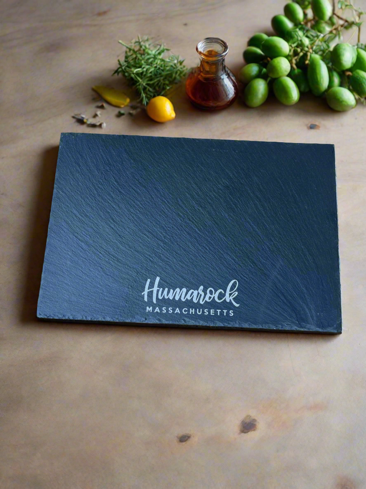 Custom Town Slate Serving Board - Marshfield or Humarock