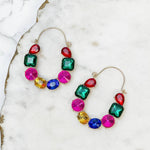 Gem Statement Earrings