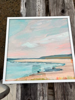 Pastel Beach Framed Printed Artwork