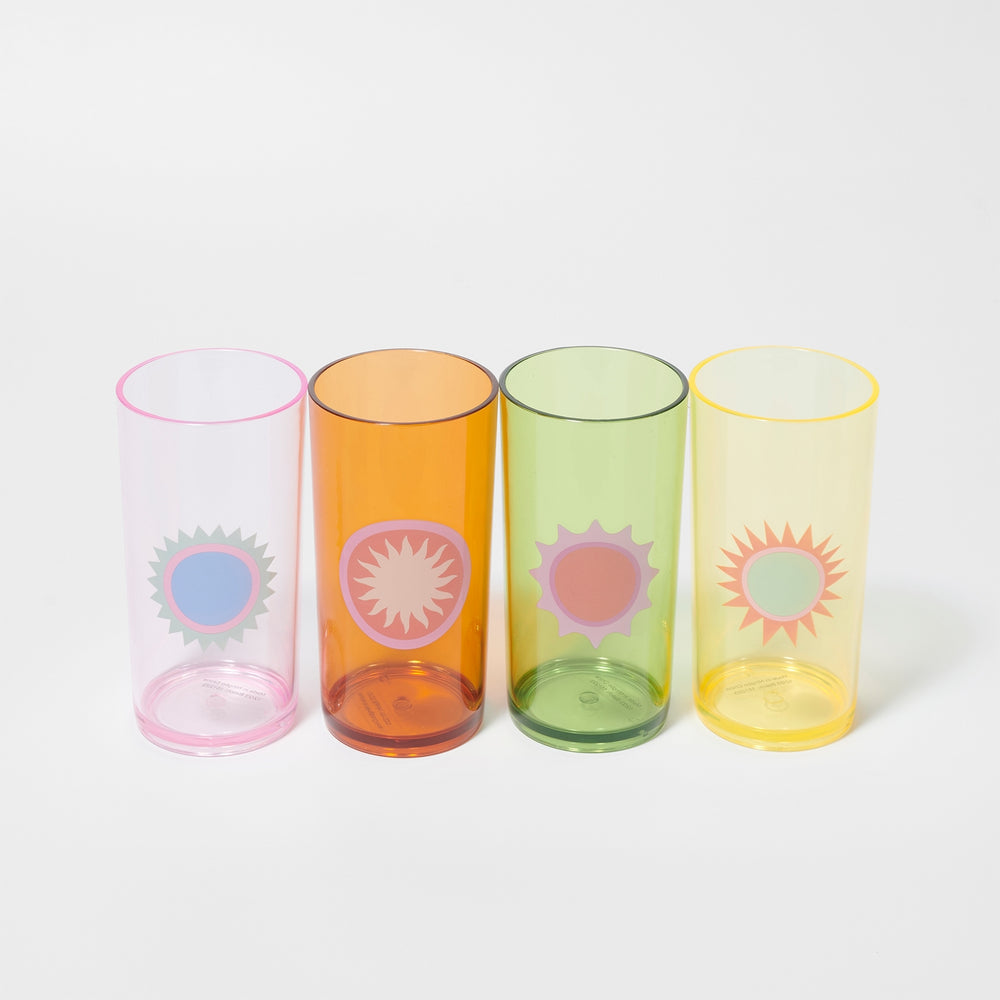 Poolside Tall Tumbler Set of 4