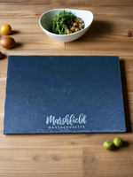 Custom Town Slate Serving Board - Marshfield or Humarock