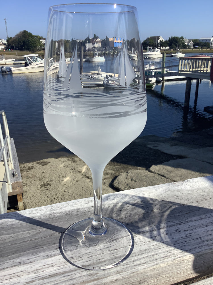 Regatta Sail Stemmed Wine Glass
