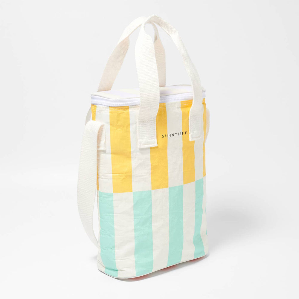 Striped Drinks Cooler Bag