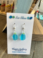 Tumbled Sea Glass Earrings