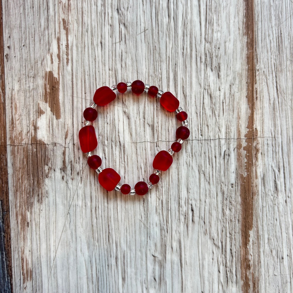 Chunky Sea Glass Bracelets