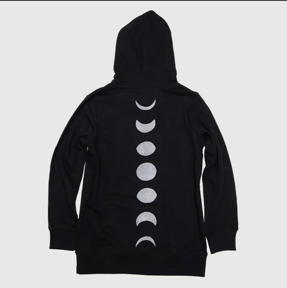 Eco-Friendly Moon Phases French Terry Hoodie