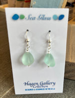 Tumbled Sea Glass Earrings