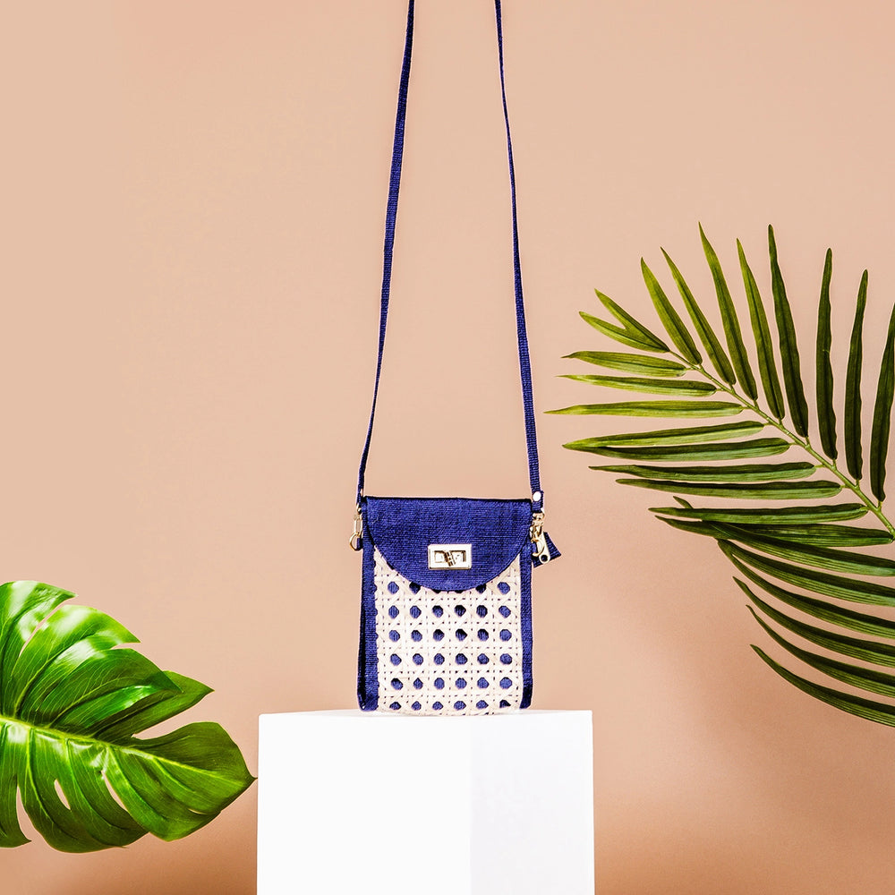 Rattan Crossbody Bag