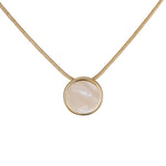 Green Harbor Point Pearl Circle Necklace