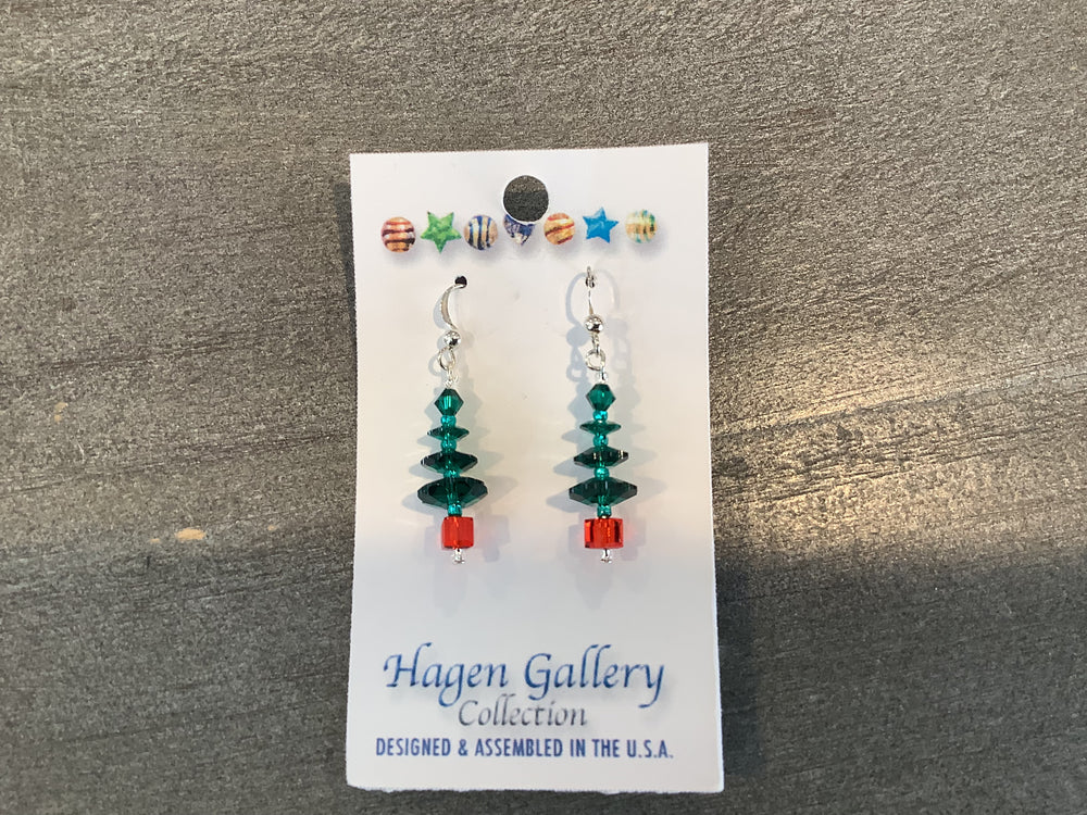 Venetian Glass Dangle Earrings