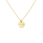 Love You More Gold Coin Necklace