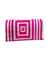 Pink Square Silk Bag