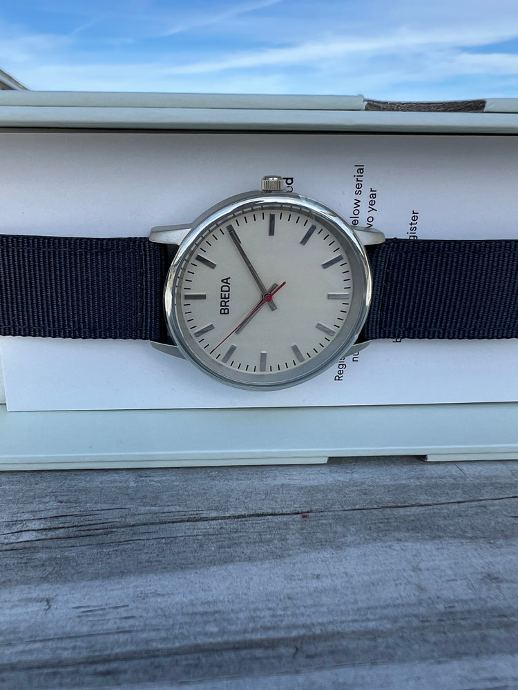 Breda Blue Watch with Cotton Band