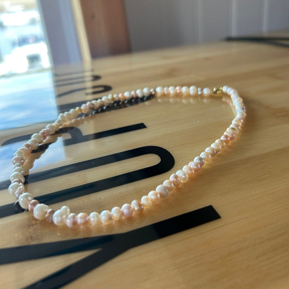 Freshwater Pastel Pearl Necklace