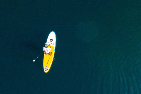 Barely Used 11’0 PopUp Yellow/Turquoise Inflatable Paddleboard