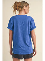 Zoie V-Neck Short Sleeve Top