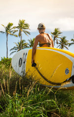 Barely Used 11’0 PopUp Yellow/Turquoise Inflatable Paddleboard