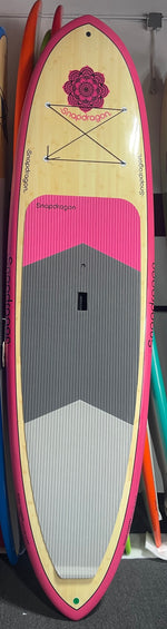 Snapdragon Pink Bamboo Paddleboard