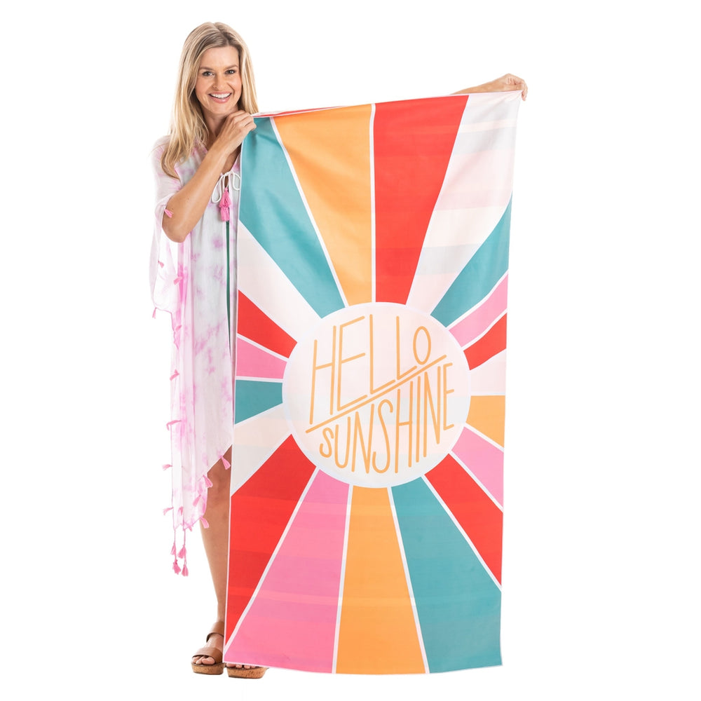 Hello Sunshine Beach Towel