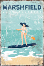 Custom Vintage Beach, SUP, Boat Prints