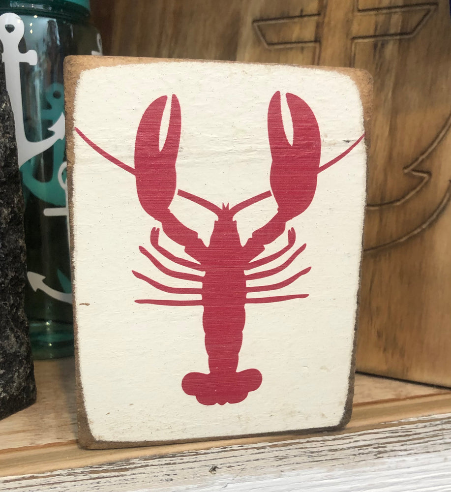 Red Lobster Wooden Block – Yup Sup