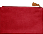 Colorful Suede Clutch