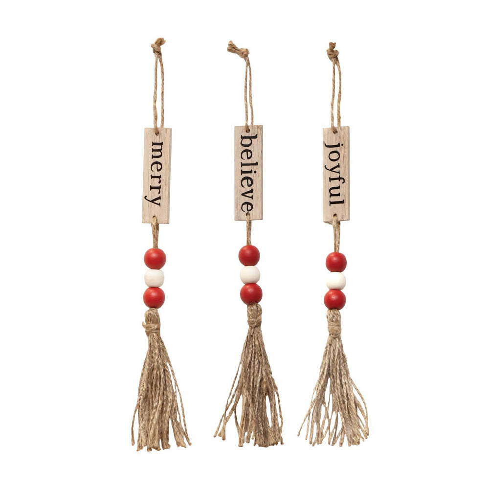 Holiday Tassel Ornaments