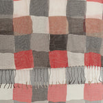 Red Lux Checkered Scarf