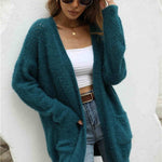 Fuzzy Blue Cardigan