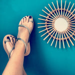 Gold Double Cord Sandals