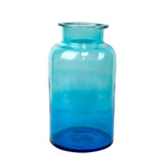 Teal/Blue Large Ombre Decorative Vase