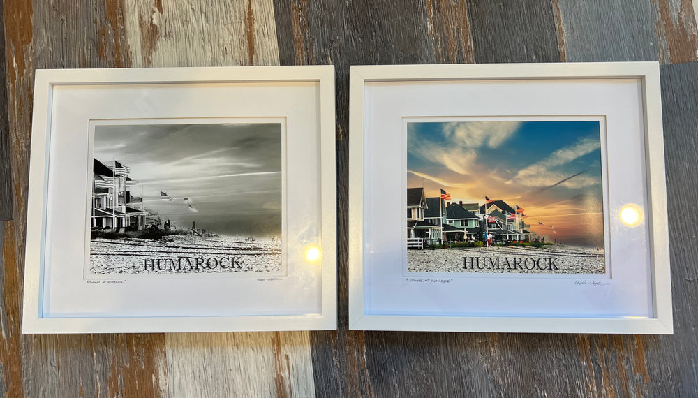 Summer at Humarock Framed Print