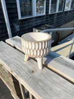 Risen Carved Wooden Bowl
