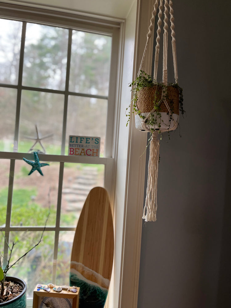bohemian macrame plant hanger Macrame Plant Hanger – Yup Sup