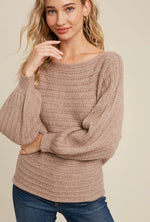 Textured Pullover Sweater