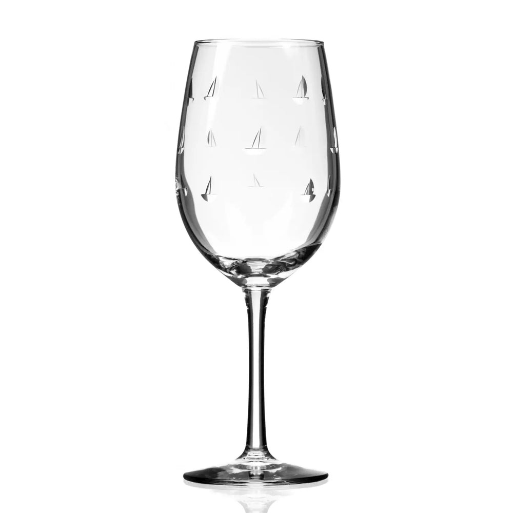 Sailing White Wine Glass 12 oz