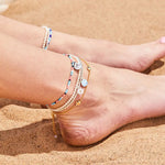 Beach Themed Stretch Anklet