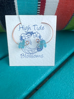 Handmade Sea-glass Hoop