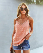 Pink Coral Lace Top