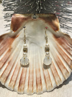 Mother of Pearl Shell Drop Earrings
