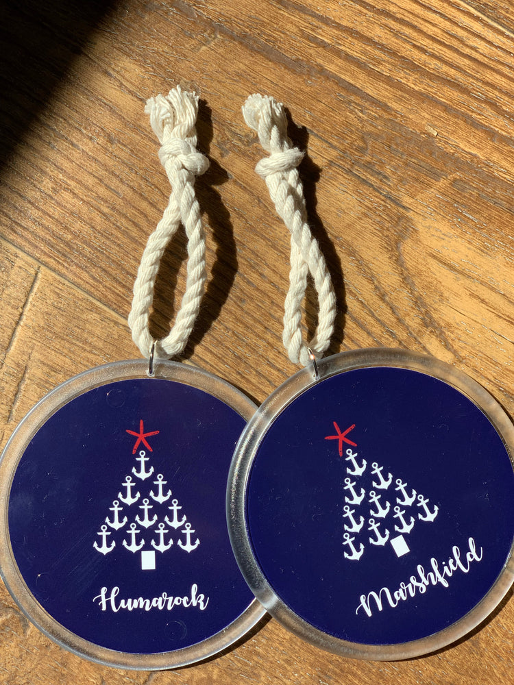 Custom Town Anchor Ornament