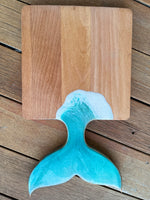 Whale Tail Resin Serving Board
