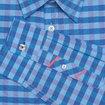 Blue Checkered Men's Shirt
