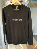 Life Water Happy Black Sweatshirt