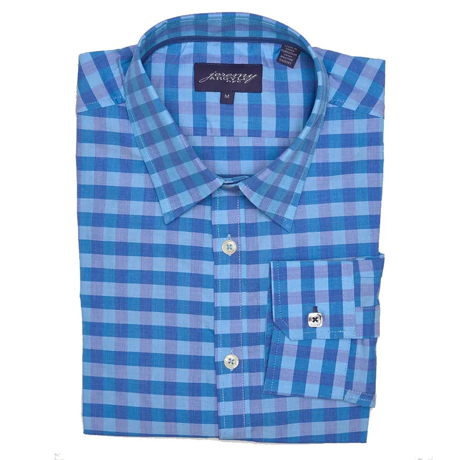 Blue Checkered Men's Shirt