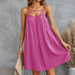 Pink Strappy Sun Dress