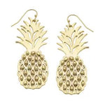 Susan Shaw Gold Pineapple Earrings